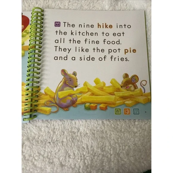 LeapFrog LeapStart Mice At Night Learn To Read Book 4 Long I - Picture 6 of 6